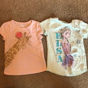 2 4T t-shirts